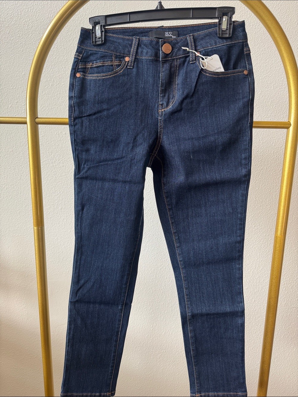 1822 Denim Dark Indigo Skinny Jeans